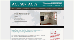 Desktop Screenshot of acesurfaces.co.uk